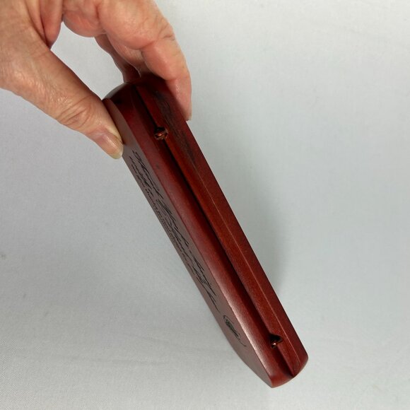 Thank You For Serving Heart Like Jesus Rose Wood Box Ball Point Pen NEEDS INK - Picture 8 of 9